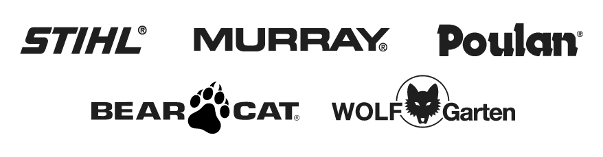 Marcas STIHL, MURRAY, POULAN, WOLF GARTEN Y BEARCAT